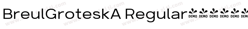BreulGroteskA Regular字体转换